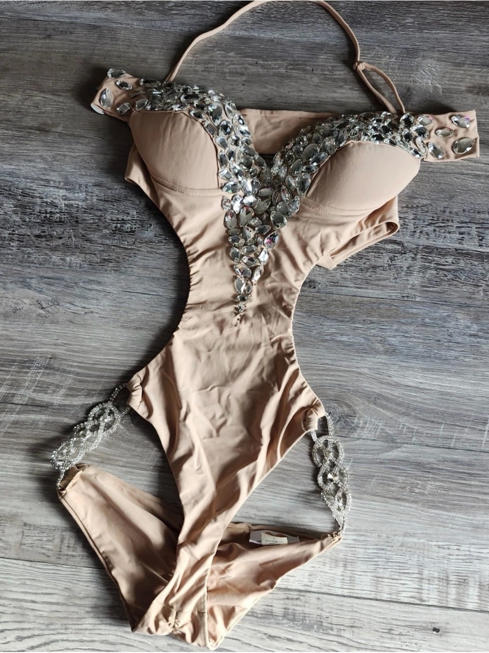 Bikini Crush Rhinestone Monokini
